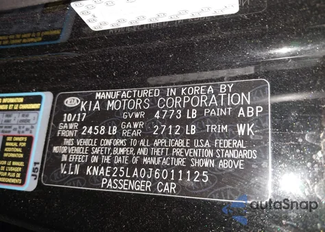 2018 Kia Stinger Premium z USA, uszkodzony, nr VIN KNAE25LA0J6011125